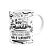 Caneca Flork Profissões - Sou Tatuadora - 325ml M2 branca - Imagem 2