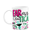 Caneca profissões - Farmacêutica - 325ml branca - Imagem 1
