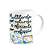 Caneca profissões - Auxiliar Administrativo - 325ml branca - Imagem 2