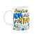 Caneca profissões - Auxiliar Administrativo - 325ml branca - Imagem 1