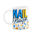 Caneca profissões - Nail Design - 325ml - Branca - Imagem 1