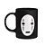 Caneca Geek - No face sem rosto - 325ml cerâmica - preta - Imagem 1