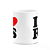 Caneca I Love RS - Rio Grande do Sul - 325ml branca - Imagem 3