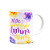 Caneca Floral Mães - Mãe, teu sorriso ilumina minha alma - Imagem 2
