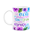 Caneca Floral Mães - Mãe, se existe um pedacinho de céu... - Imagem 1