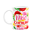 Caneca Floral Mães - Mãe do coração - 325ml - Imagem 1