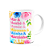 Caneca Floral Mães - Conhecida carinhosamente como... - Imagem 2