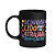 Caneca Vibes - Acordar cedo pra atrasar com calma - Preta - Imagem 1