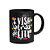 Caneca Vibes - É vish atrás de eita - Preta - Imagem 2