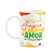Caneca - Meu amigo secreto - É Alegria, carinho e amor - Imagem 1