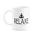 Caneca Motivação - Relaxe - 325ml - branca - Imagem 1