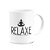 Caneca Motivação - Relaxe - 325ml - branca - Imagem 2