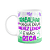 Caneca Divertida - Trabalhar pq Deus me fez linda e não rica - Imagem 1