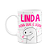 Caneca Flork Amigas - Linda, pena que é doida - Imagem 1