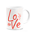 Caneca Namorados - Love Amor - 325ml - branca - Imagem 2