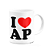 Caneca I Love AP - Amapá - 325ml - branca - Imagem 2