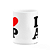 Caneca I Love AP - Amapá - 325ml - branca - Imagem 3