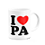 Caneca I Love PA - Pará - 325ml - branca - Imagem 2
