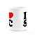 Caneca I Love SC - Santa Catarina - 325ml - branca - Imagem 3