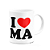 Caneca I Love MA - Maranhão - 325ml - branca - Imagem 2