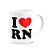 Caneca I Love RN - Rio Grande do Norte - 325ml - branca - Imagem 2