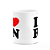 Caneca I Love RN - Rio Grande do Norte - 325ml - branca - Imagem 3