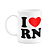 Caneca I Love RN - Rio Grande do Norte - 325ml - branca - Imagem 1