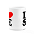 Caneca I Love SE - Sergipe - 325ml - branca - Imagem 3