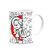 Caneca Namorados - Por onde for, quero ser seu par!  M2 - Imagem 2