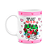 Caneca Namorados - Por você eu lavo até o pé - Bg-pink - Imagem 1