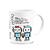 Caneca Namorados - Eu só penso em vc - Te amo - DroidLove - Imagem 1