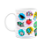 Caneca Professores - Prof - Icons - M2 - 325ml - Imagem 1