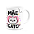 Caneca Mães - A melhor mãe do mundo - Mãe de Gato - Imagem 2