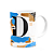 Caneca do Pai - Inicial do nome letra D - Bg-blue - Imagem 2