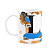 Caneca do Pai - Inicial do nome letra L - Bg-blue - Imagem 1