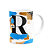 Caneca do Pai - Inicial do nome letra R - Bg-blue - Imagem 2