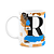 Caneca do Pai - Inicial do nome letra R - Bg-blue - Imagem 1