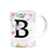 Caneca Floral - Inicial do nome letra B - 325ml - Imagem 2