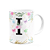 Caneca Floral - Inicial do nome letra I - 325ml - Imagem 2