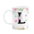 Caneca Floral - Inicial do nome letra L - 325ml - Imagem 1