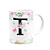 Caneca Floral - Inicial do nome letra T - 325ml - Imagem 2