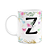 Caneca Floral - Inicial do nome letra Z - 325ml - Imagem 1