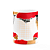 Caneca do Pai - Inicial do nome letra V - Bg-Red - Imagem 3