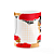 Caneca do Pai - Inicial do nome letra U - Bg-Red - Imagem 3