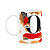 Caneca do Pai - Inicial do nome letra O - Bg-Red - Imagem 1