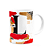 Caneca do Pai - Inicial do nome letra L - Bg-Red - Imagem 2