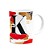 Caneca do Pai - Inicial do nome letra K - Bg-Red - Imagem 2