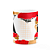 Caneca do Pai - Inicial do nome letra K - Bg-Red - Imagem 3
