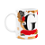 Caneca do Pai - Inicial do nome letra G - Bg-Red - Imagem 1