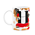 Caneca do Pai - Inicial do nome letra H - Bg-Red - Imagem 1